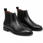 Pierre Cardin Premium Leather Chelsea Boot for Men – Black & Brown
