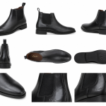 Pierre Cardin Premium Leather Chelsea Boot for Men – Black & Brown