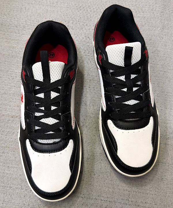 Red Tape Men's Premium Low-Cut Lifestyle Sneakers - Black & Red Edition