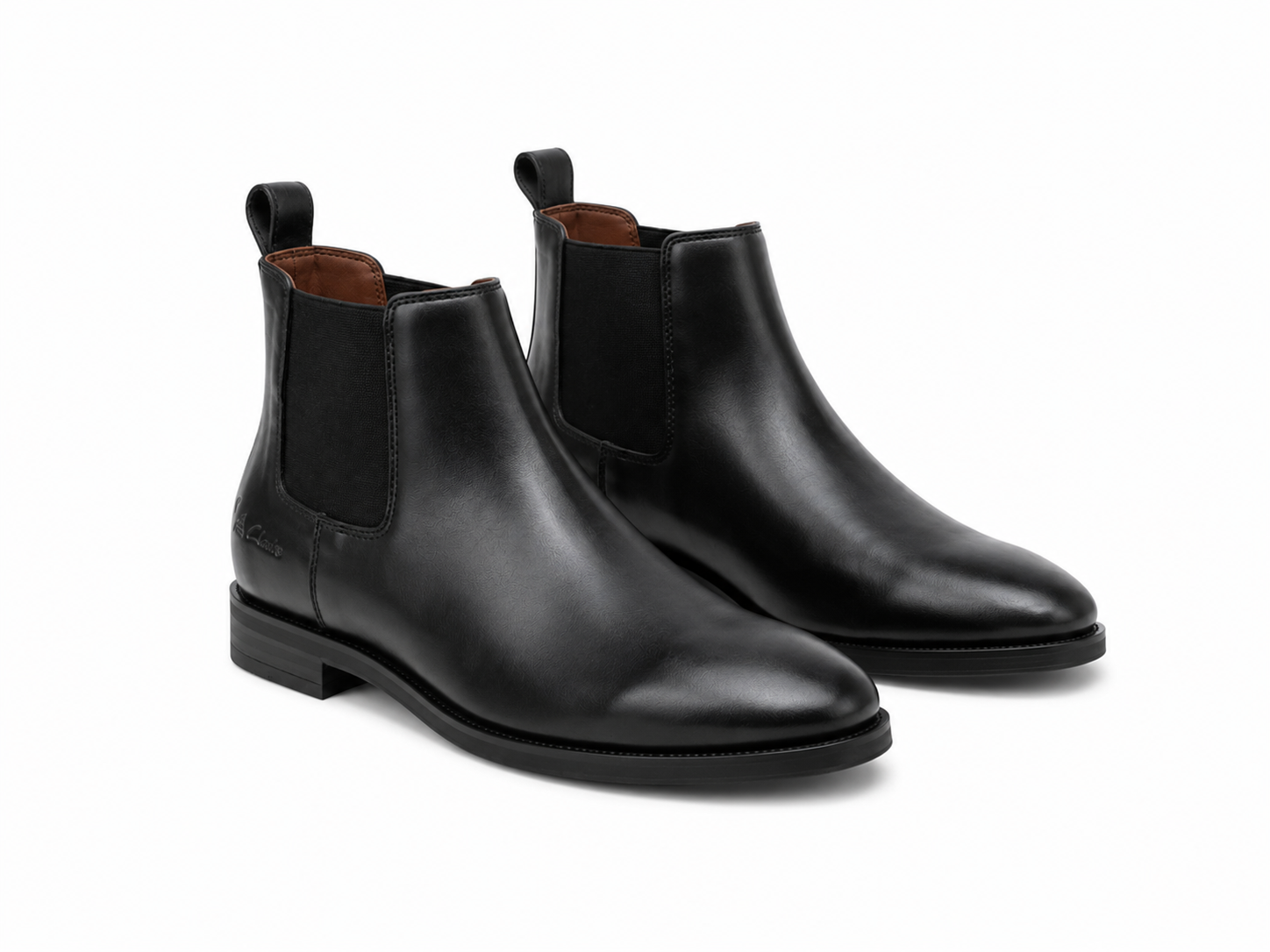 Pierre Cardin Premium Leather Chelsea Boot for Men – Black & Brown